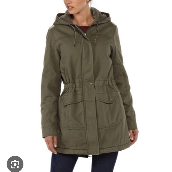 Patagonia Olive Green Hooded Jacket small - Picture 3 of 12